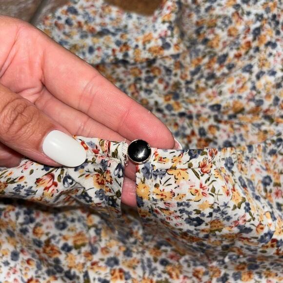 Nemidor Floral Tiered Cottagecore Dress Women’s 5XL Prairie Whimsical Church - Picture 9 of 11